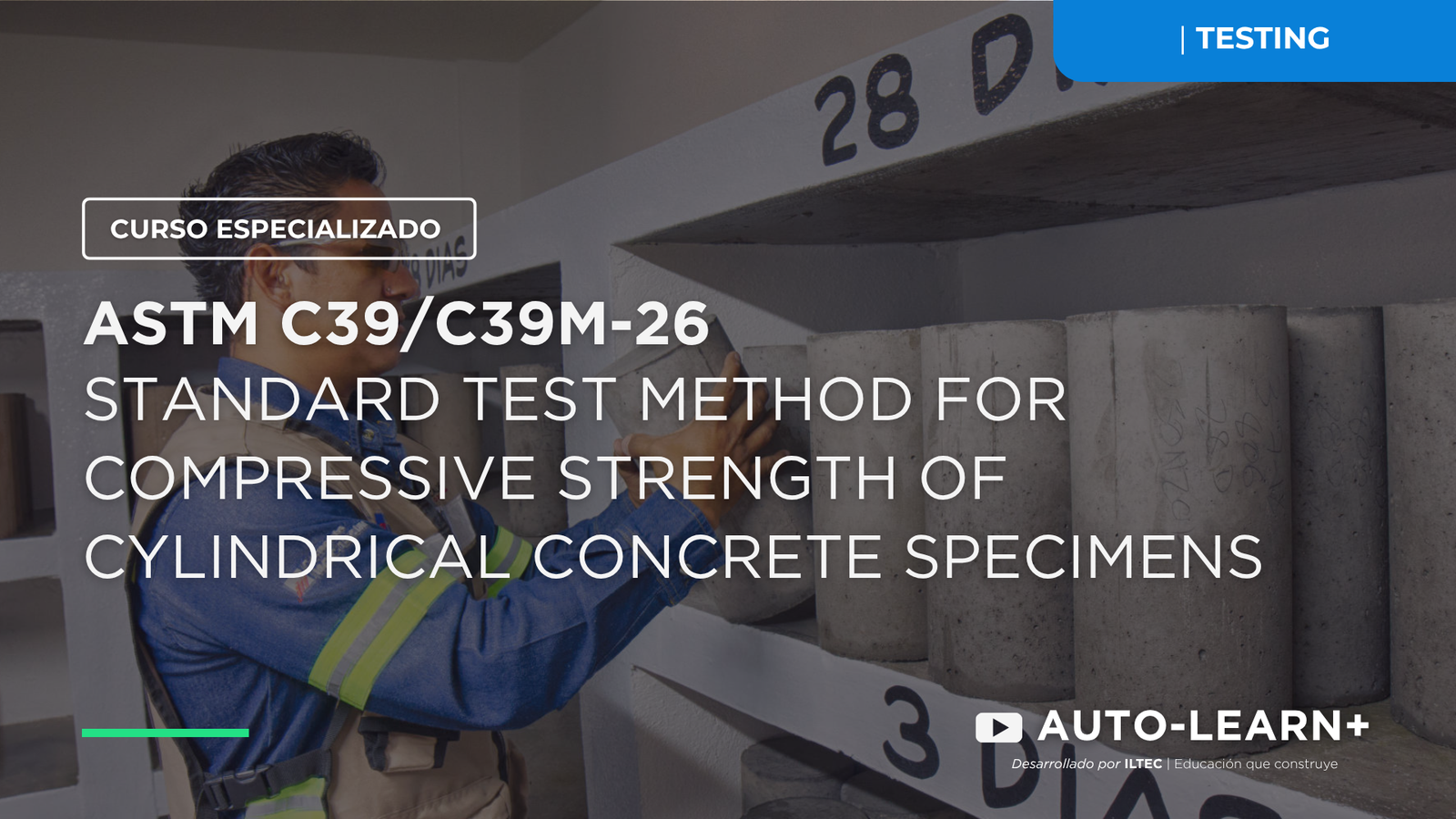 ASTM C39/C39M-26 Standard Test Method for Compressive Strength of Cylindrical Concrete Specimens
